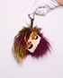 Fendi Crystal Colorius Monster Bag Charm, &pound;250, Accessories, Fur, Front view